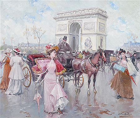 Near the Arc de Triomphe