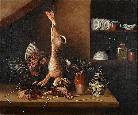 Still life with dead game