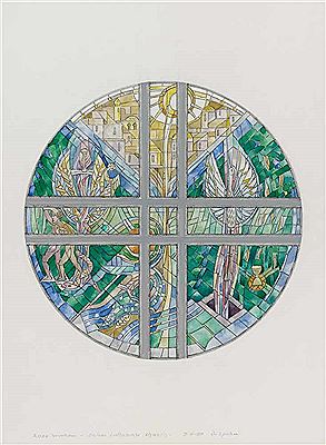 ROSE WINDOW (SALEM LUTHERAN CHURCH, ST. CLOUD, MINNESOTA) 1988