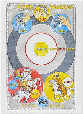 HAPPY 80TH ANNIVERSARY # 2/4 (THE LONE RANGER TARGET GAME) 2017