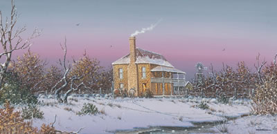 Snowy Cabin
