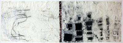 Gemengde techniek en collage op Japans papier, 62x190 cm (79x204 cm incl. lijst) by Arie Groot - Auction record, sale price, and art valuation. Compare with similar artists and explore comparable artworks.
