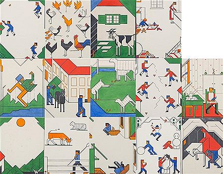 14 Illustrations for the book 'Gouden vlinders'