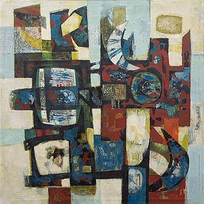 Compositie (Composition) by Theo Bitter - Auction record, sale price, and art valuation. Compare with similar artists and explore comparable artworks.