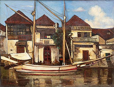 Gracht benedenstad Soerabaia