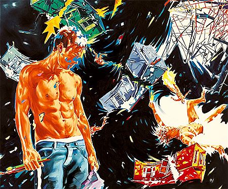 Sample artwork by Norbert Bisky (Born 1970), known for portrait, figure, genre - View similar artists and auction records