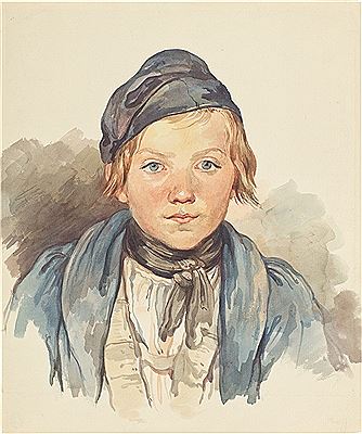 Sample artwork by August Richter (1801 - 1873), known for figure, genre paintings - View similar artists and auction records
