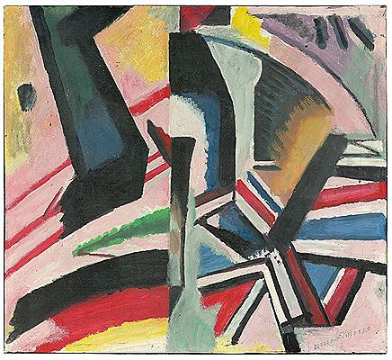 Sample artwork by Fritz Burger-Muhlfeld (1882 - 1969), known for abstract painting, teaching - View similar artists and auction records