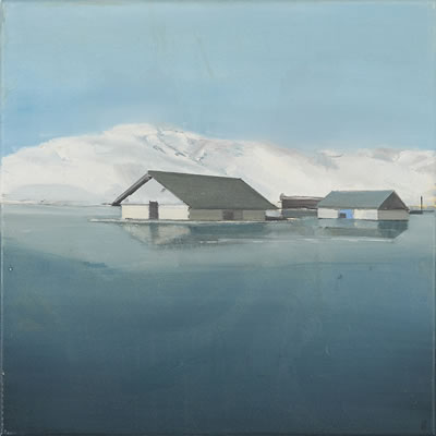 Die Berghütte nach Gustave Courbet