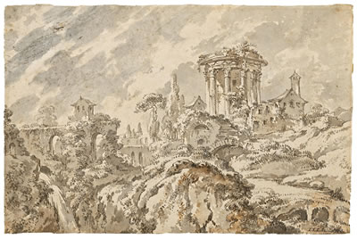 The Temple of Vesta in Tivoli