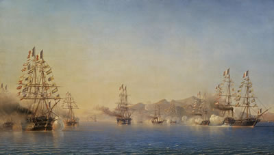 "L'Arrivé sur la Rade de Toulon du Prince President le 27 Août 1852"