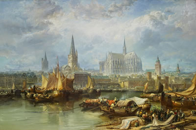 View of Cologne with the Unfinished Cathedral