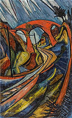 Sample artwork by Herm Dienz (1891 - 1980), known for painting - View similar artists and auction records