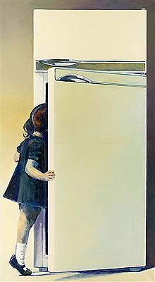 "Das Mädchen und der Kühlschrank".