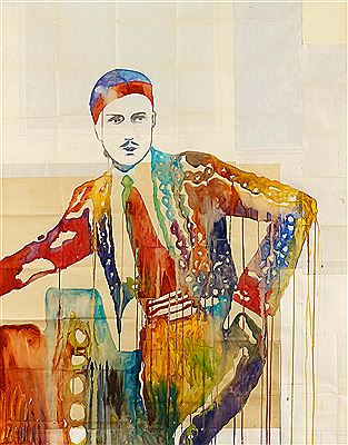 Schauspieler. by Ulla von Brandenburg - Auction record, sale price, and art valuation. Compare with similar artists and explore comparable artworks.