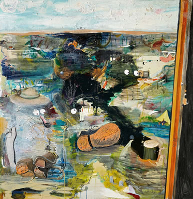 Sample artwork by Adrian Buschmann (Born 1979), known for painting - View similar artists and auction records