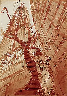 HochHausHirsch by Slava Seidel - Auction record, sale price, and art valuation. Compare with similar artists and explore comparable artworks.