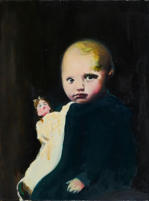 "Mädchen mit Puppe"