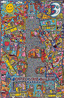 The King of New York by James Rizzi - Auction record, sale price, and art valuation. Compare with similar artists and explore comparable artworks.