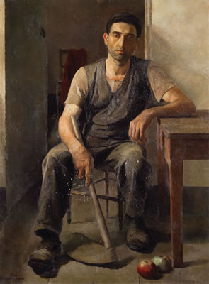 Peasant with hoe by Alberto Helios Gagliardo - Auction record, sale price, and art valuation. Compare with similar artists and explore comparable artworks.