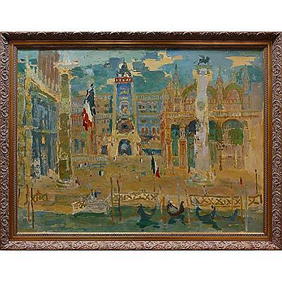 PIAZZETTA, VENICE by Marthe Rakine - Auction record, sale price, and art valuation. Compare with similar artists and explore comparable artworks.