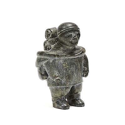 MOTHER WITH CHILD IN HER AMAUTIQ