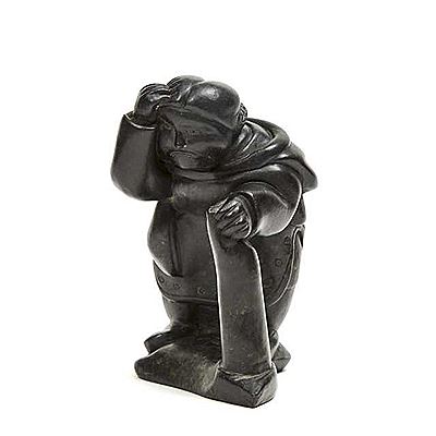 FROWNING WOMAN SCRATCHING HEAD by Isa Smiler - Auction record, sale price, and art valuation. Compare with similar artists and explore comparable artworks.