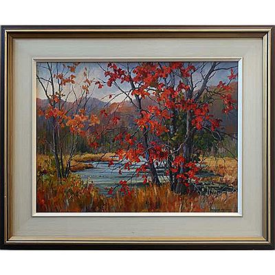 GLORIOUS MAPLE by Pauline Kulha - Auction record, sale price, and art valuation. Compare with similar artists and explore comparable artworks.