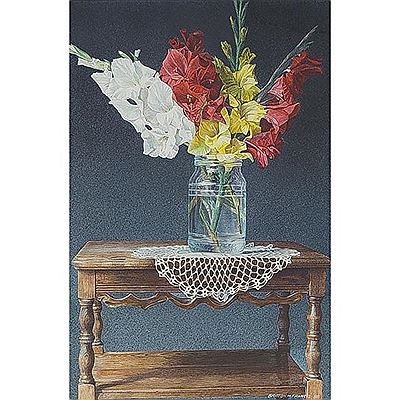 Sample artwork by Britton M Francis (1947 - 2008), known for still life painting - View similar artists and auction records