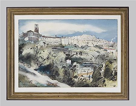 Perugia in Umbrien by Ernst August Freiherr von Mandelsloh - Auction record, sale price, and art valuation. Compare with similar artists and explore comparable artworks.