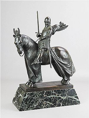 "Reiter Statuette de Cangrande Della Scala"