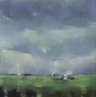 Sample artwork by Kathleen Dunn (Born 1960), known for minimalist landscape, marine - View similar artists and auction records