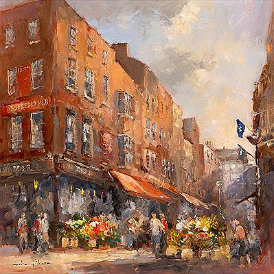 THE FLOWER SELLERS, GRAFTON STREET, DUBLIN
