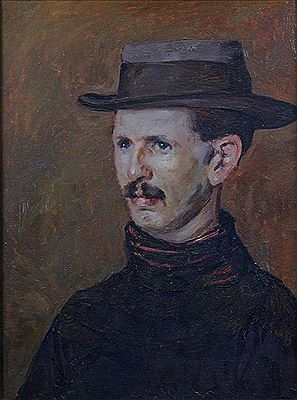 Portrait- Clifton Wheeler , Depicting: Indiana artist Wheeler, 1883-1953