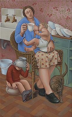 Domestic scene