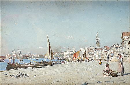 A view of Venice with the Bacino San Marco