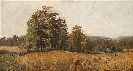 Harvest Time by Octavius Thomas Clark - Auction record, sale price, and art valuation. Compare with similar artists and explore comparable artworks.