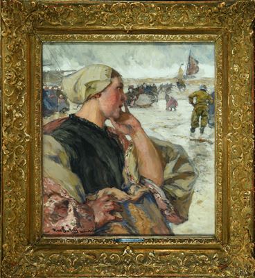 "Beach party with a young maid"