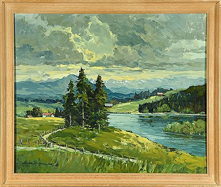 Sample artwork by Karl Mayr (19th to late 20th century), known for painting - View similar artists and auction records
