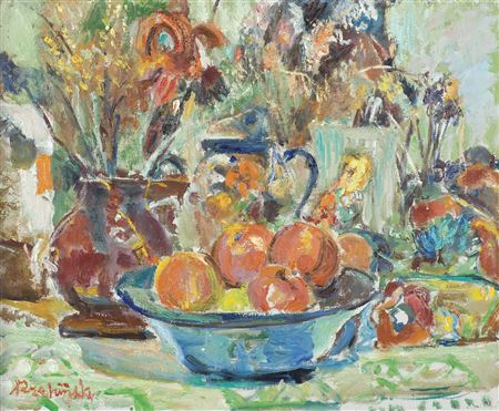STILL LIFE WITH THE APPLES by Czeslav Rzepinski - Auction record, sale price, and art valuation. Compare with similar artists and explore comparable artworks.