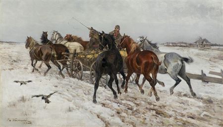 ON THE WAY TO THE FAIR, 1919