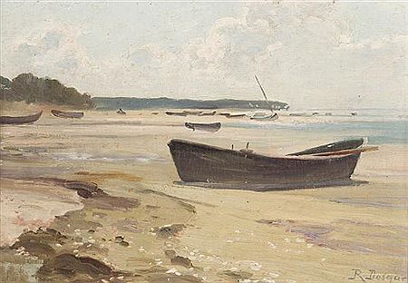 La plage d'Andernos, le matin. by Raoul Dosque - Auction record, sale price, and art valuation. Compare with similar artists and explore comparable artworks.