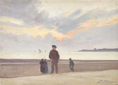 Impression du soir à Concarneau.
