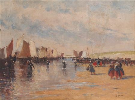 Return from fishing in Brittany