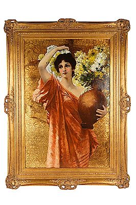 WOMAN WITH FLOWERS