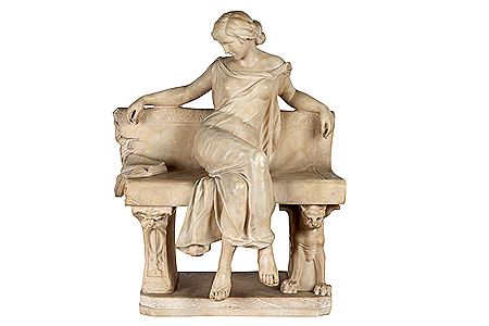 SEATED FEMALE FIGURE