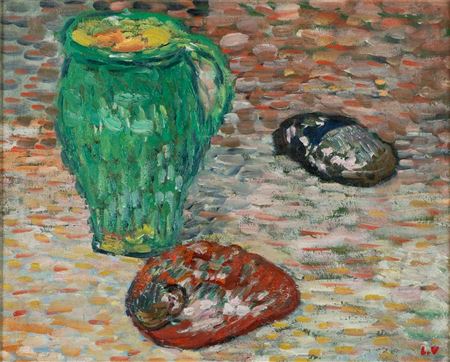"NATURE MORTE AU PICHET VERT"