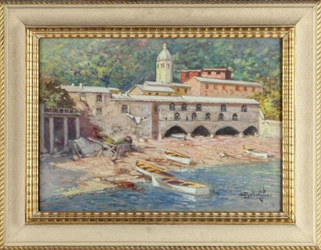 San Fruttuoso by Cesare Bentivoglio - Auction record, sale price, and art valuation. Compare with similar artists and explore comparable artworks.