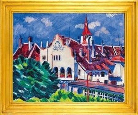 The roofs of teh restautant and spa bohdanec by Vaclav Spala - Auction record, sale price, and art valuation. Compare with similar artists and explore comparable artworks.