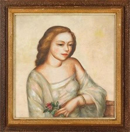 Sample artwork by Linka Prochazkova (1884 - 1960), known for painting - View similar artists and auction records